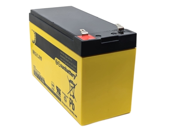 SUN Battery SB12-7.2V0 12V 7,2Ah Blei Akku AGM mit VdS